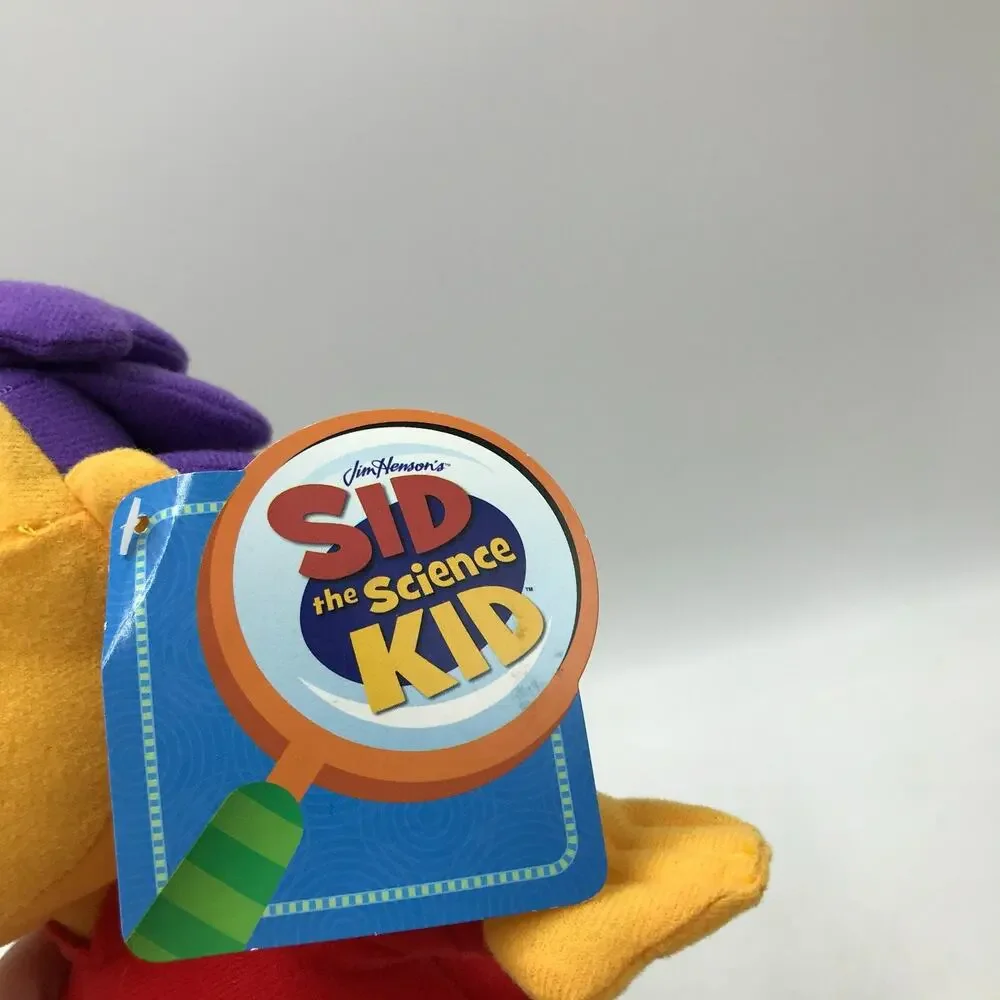 Sid The Science Kid Plush Doll Jim Henson Stuffed Animal Toy Purple 2014 10
